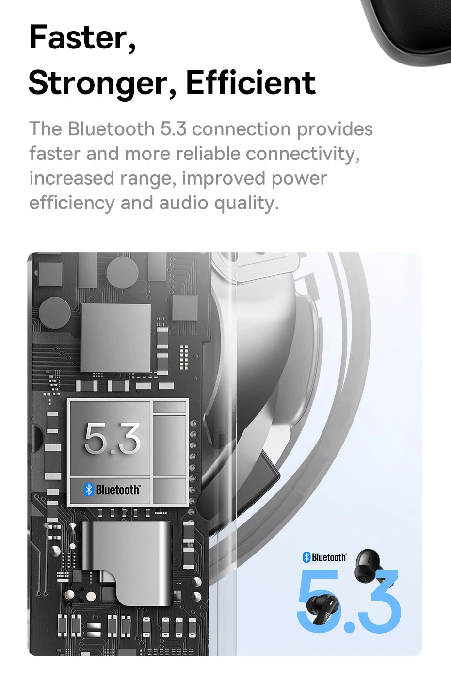 Wireless/Bluetooth Earphones IPX5 Waterproof - Baseus - Bowie E19