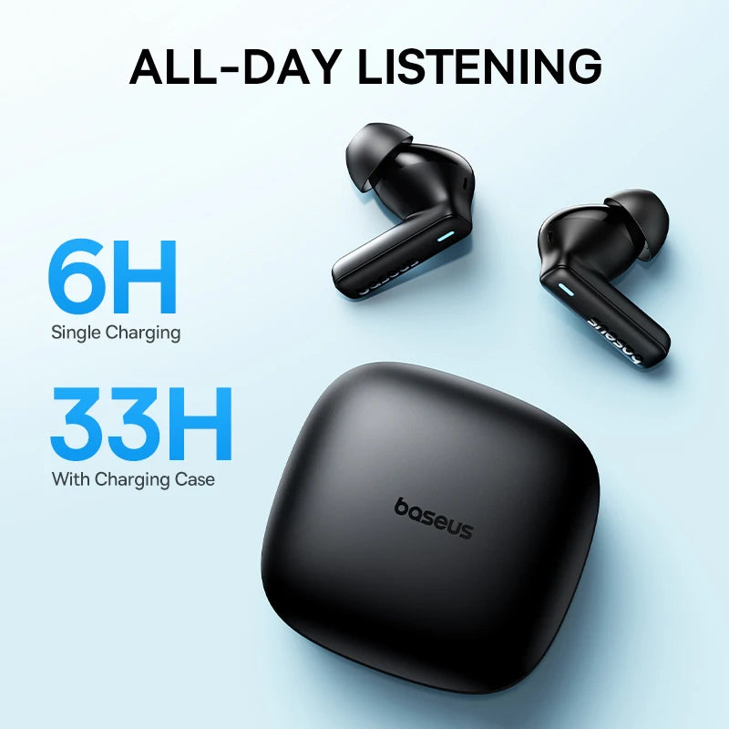 Wireless/Bluetooth Earphones IPX5 Waterproof - Baseus - Bowie E19