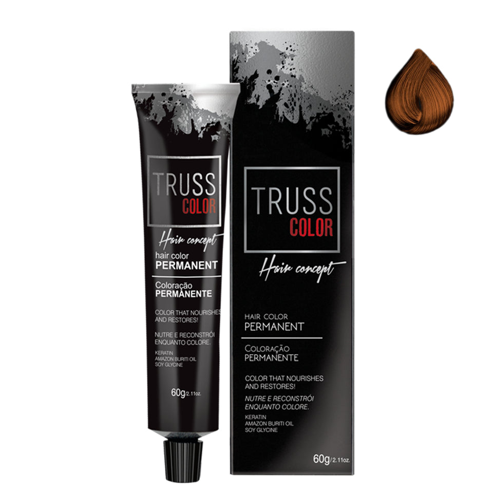 PERMANENT - 7.47 MEDIUM COPPER CHESTNUT BLONDE image 0