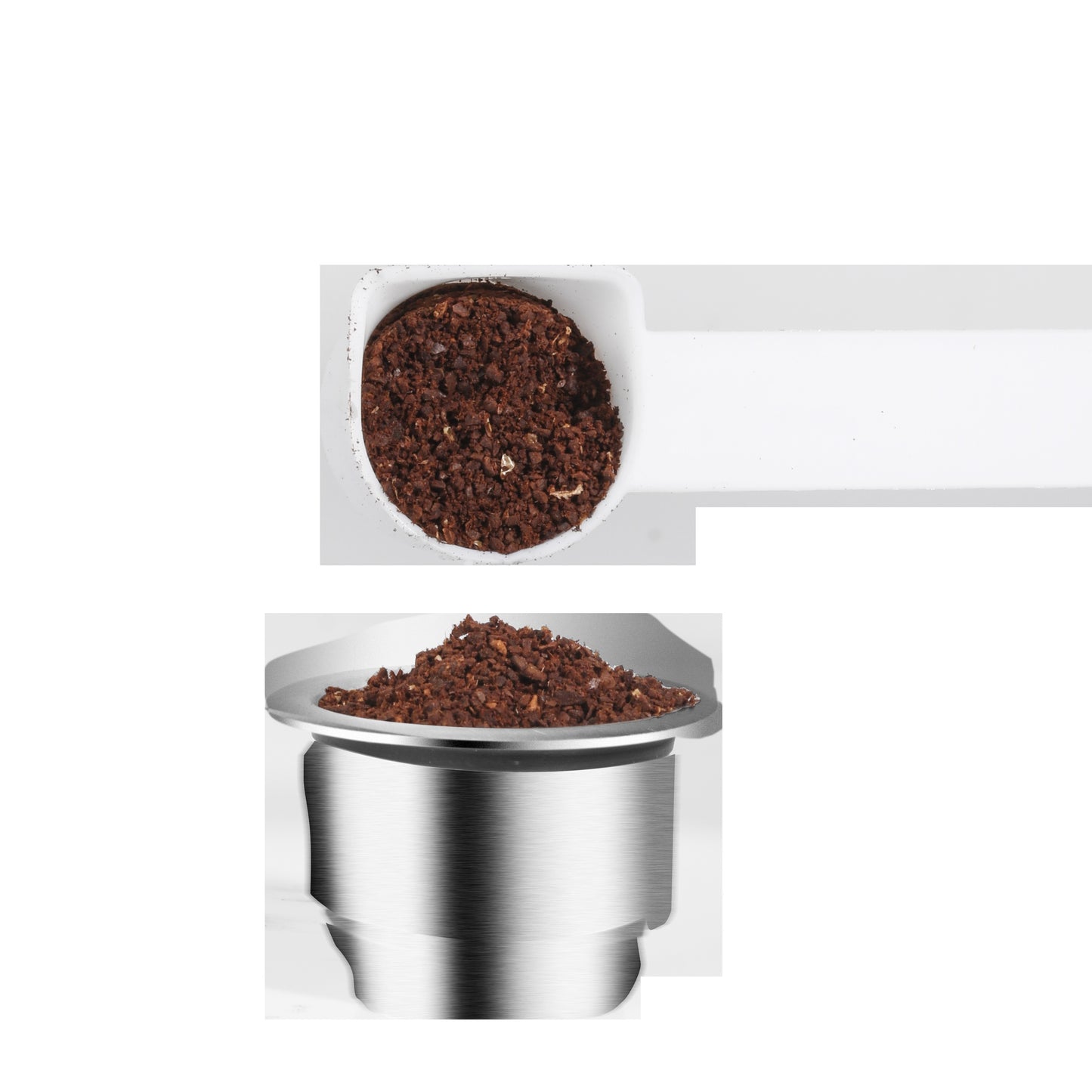 Stainless Steel Reusable Coffee Pods for Nespresso - Compatible with Inissia, Essenza Mini & More - High-Quality DIY Espresso Filters
