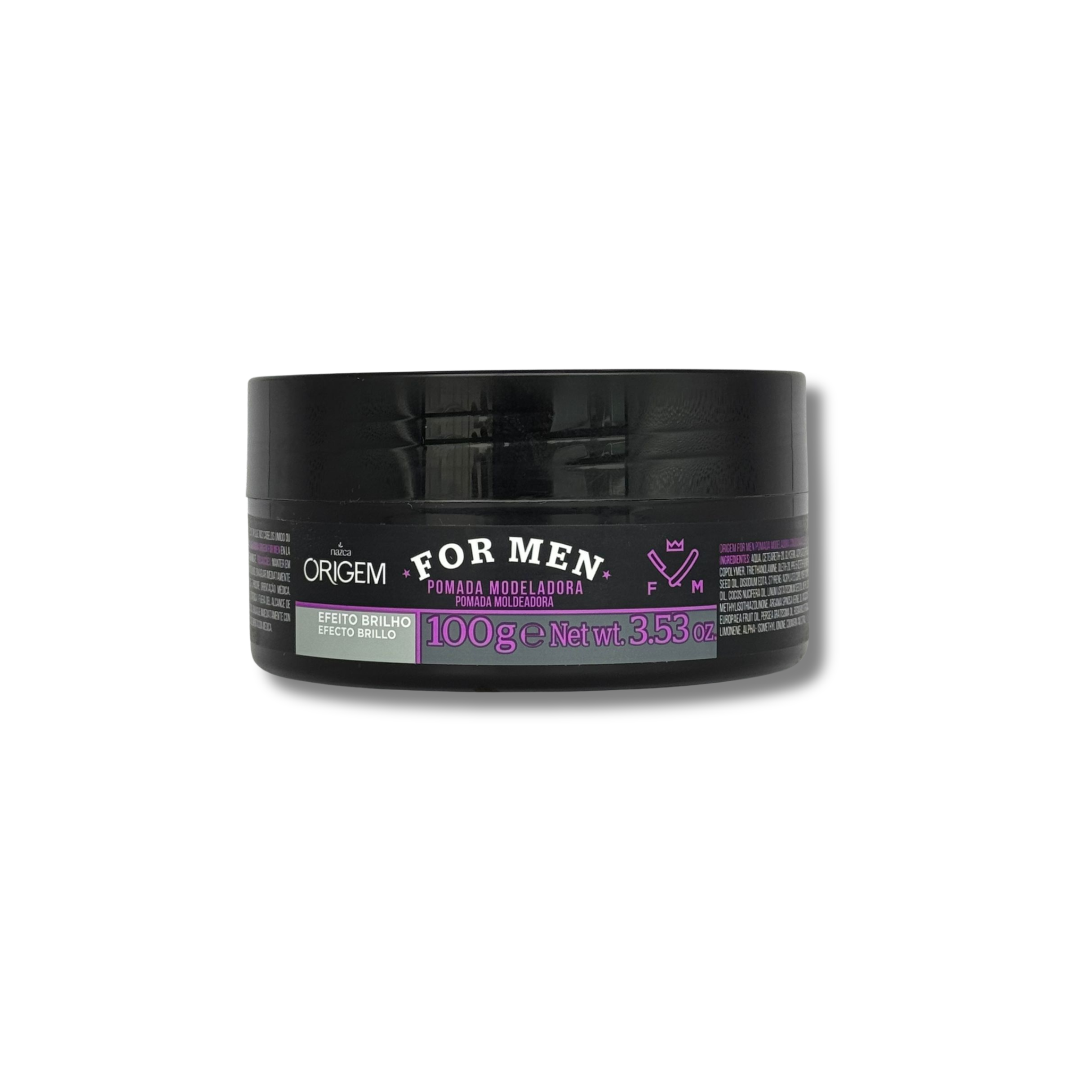 Origem For Men Modeling Brightness Effect Fixing Hair Ointment 100g - Nazca